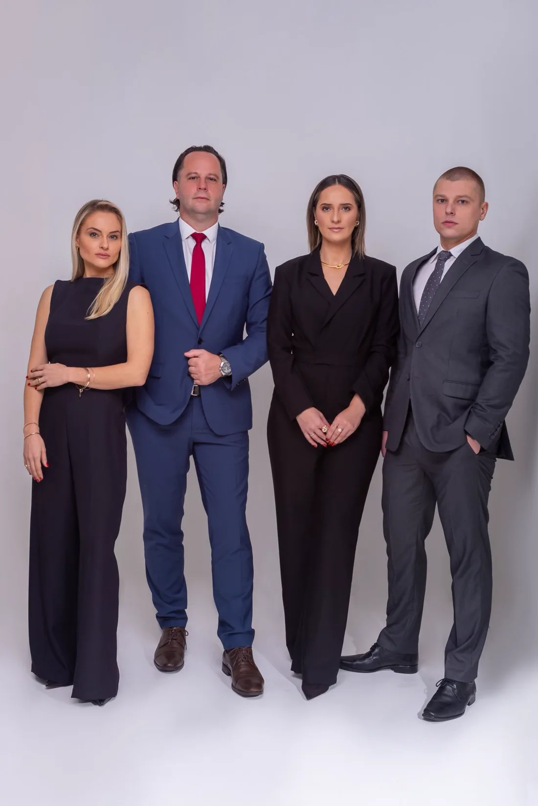 Os sócios Augusto Kummer, Felipe Bergamaschi, Jaqueli Gasperini e Vanessa Urdangarin Bergamaschi